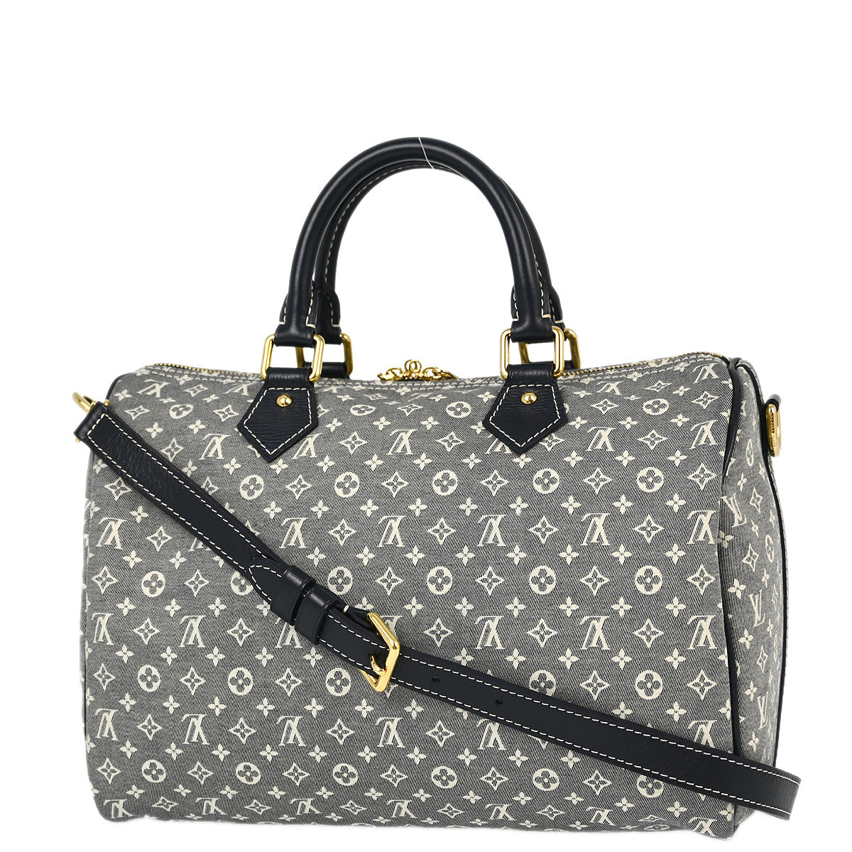 Louis Vuitton 2010 Gray Monogram Idylle Speedy Bandouliere 30 M56703