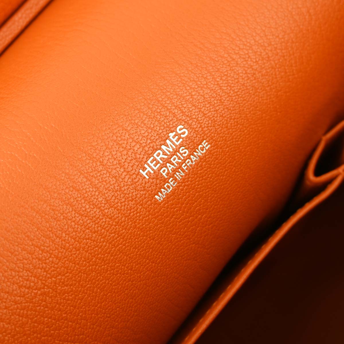 Hermes 2012 Orange Taurillon Clemence Jypsiere 34 Shoulder Bag