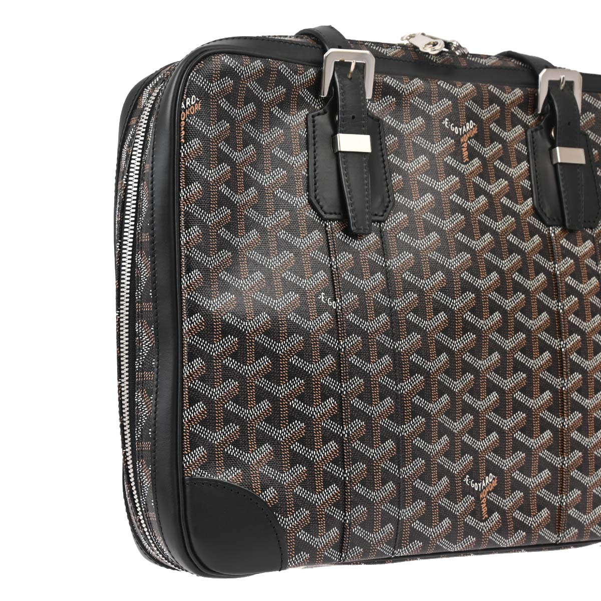 Goyard 2011 Black Diplomat Briefcase Business Handbag