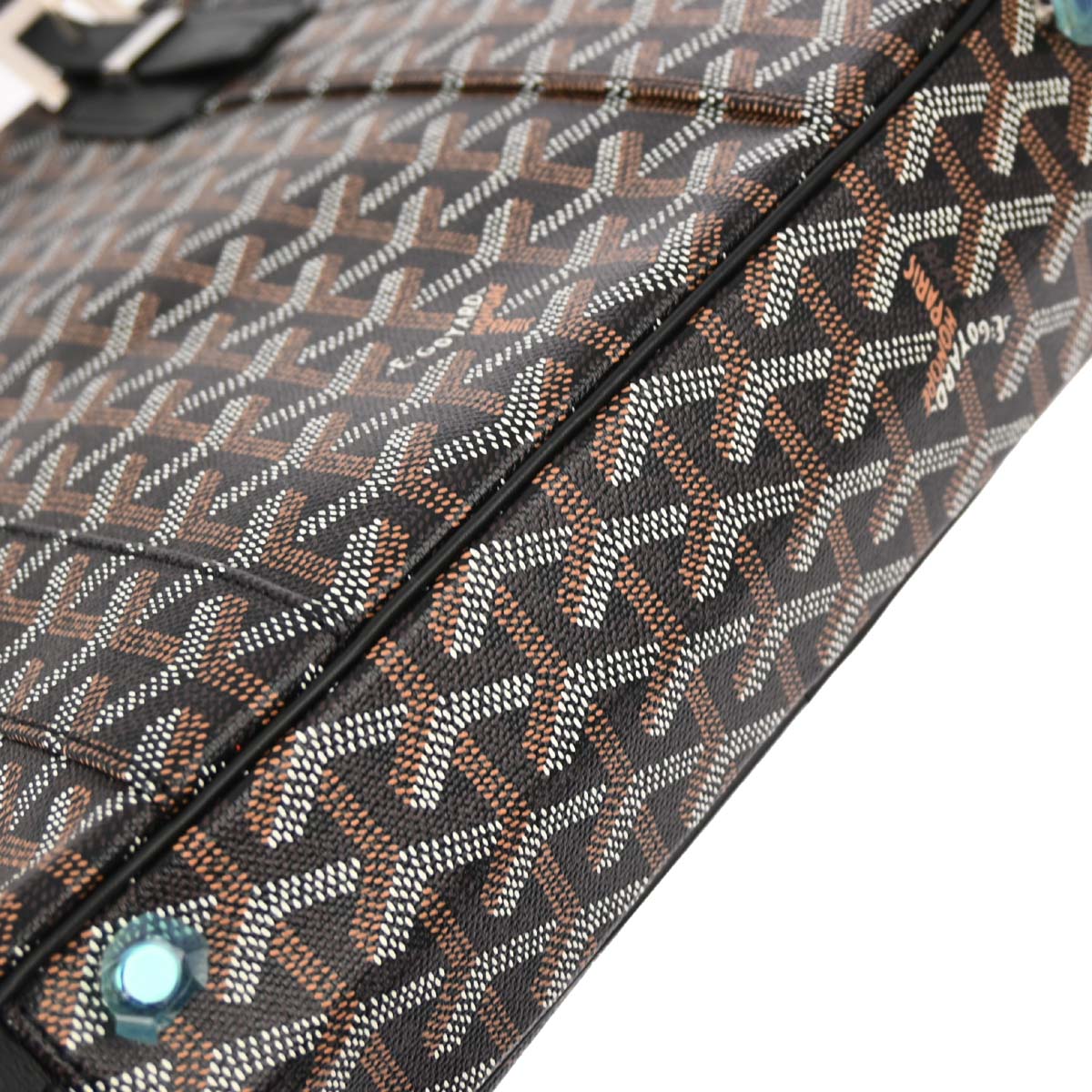 Goyard 2011 Black Diplomat Briefcase Business Handbag