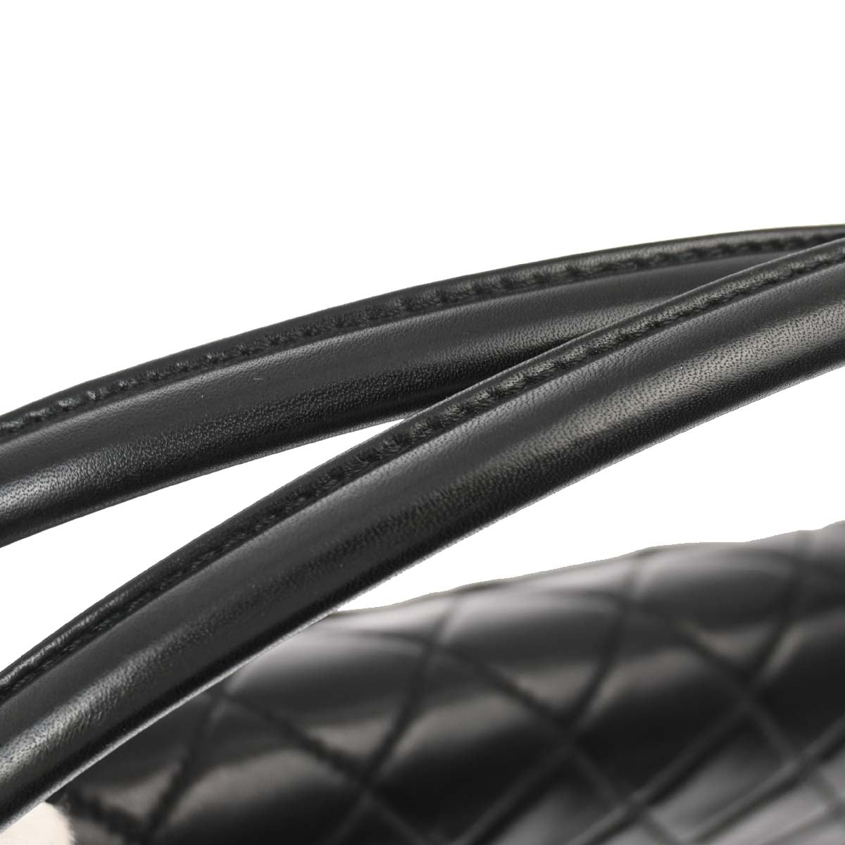 Chanel 2013-2014 Black Lambskin Hula Hoop Handbag