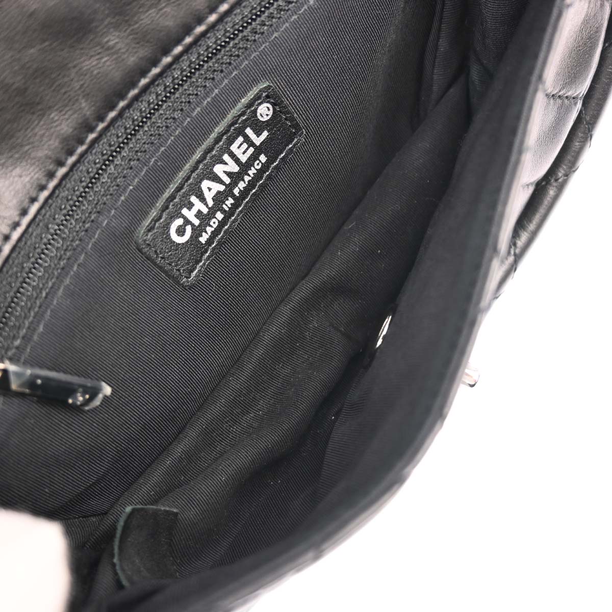 Chanel 2013-2014 Black Lambskin Hula Hoop Handbag