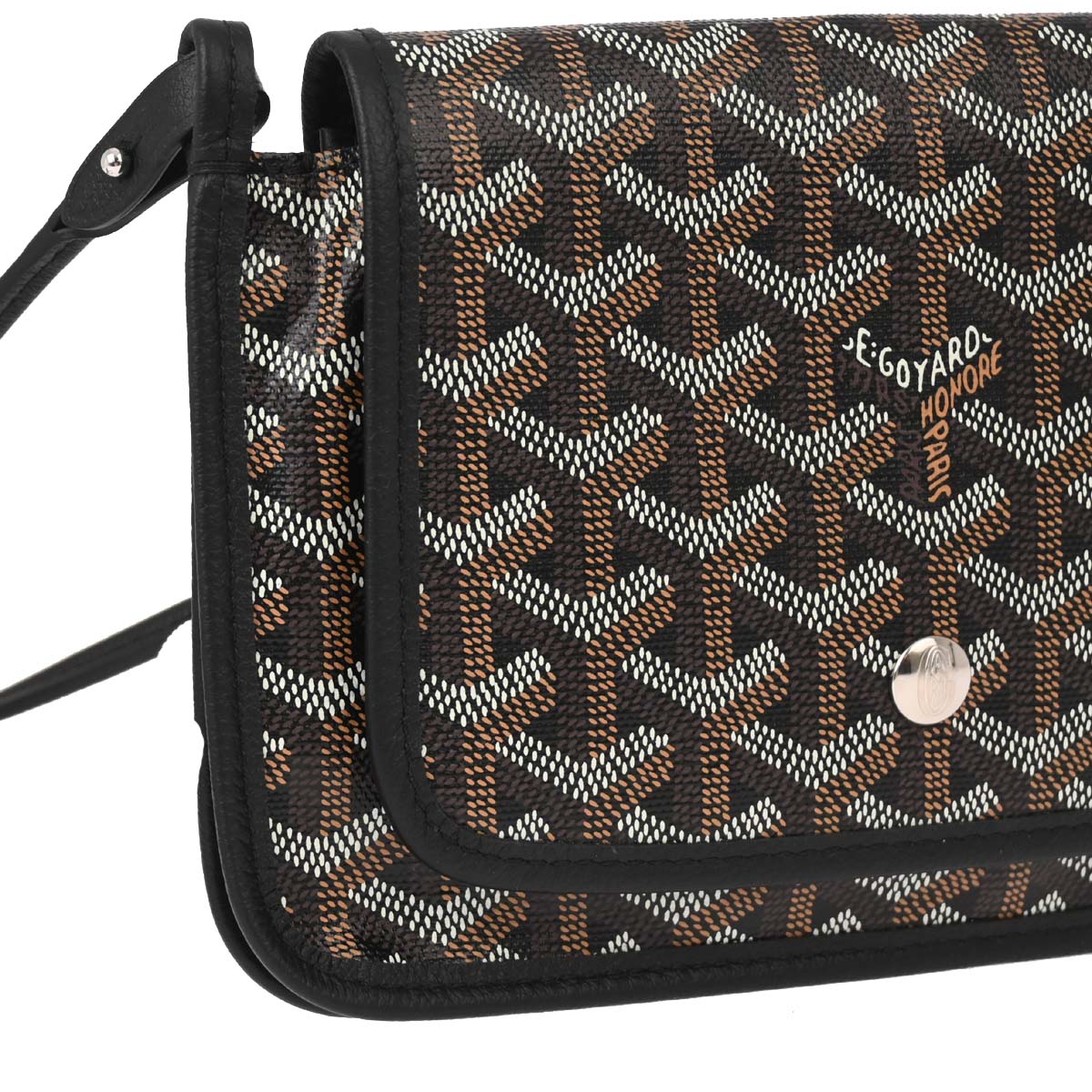 Goyard 2024 Black Plumet Shoulder Bag Pochette Wallet