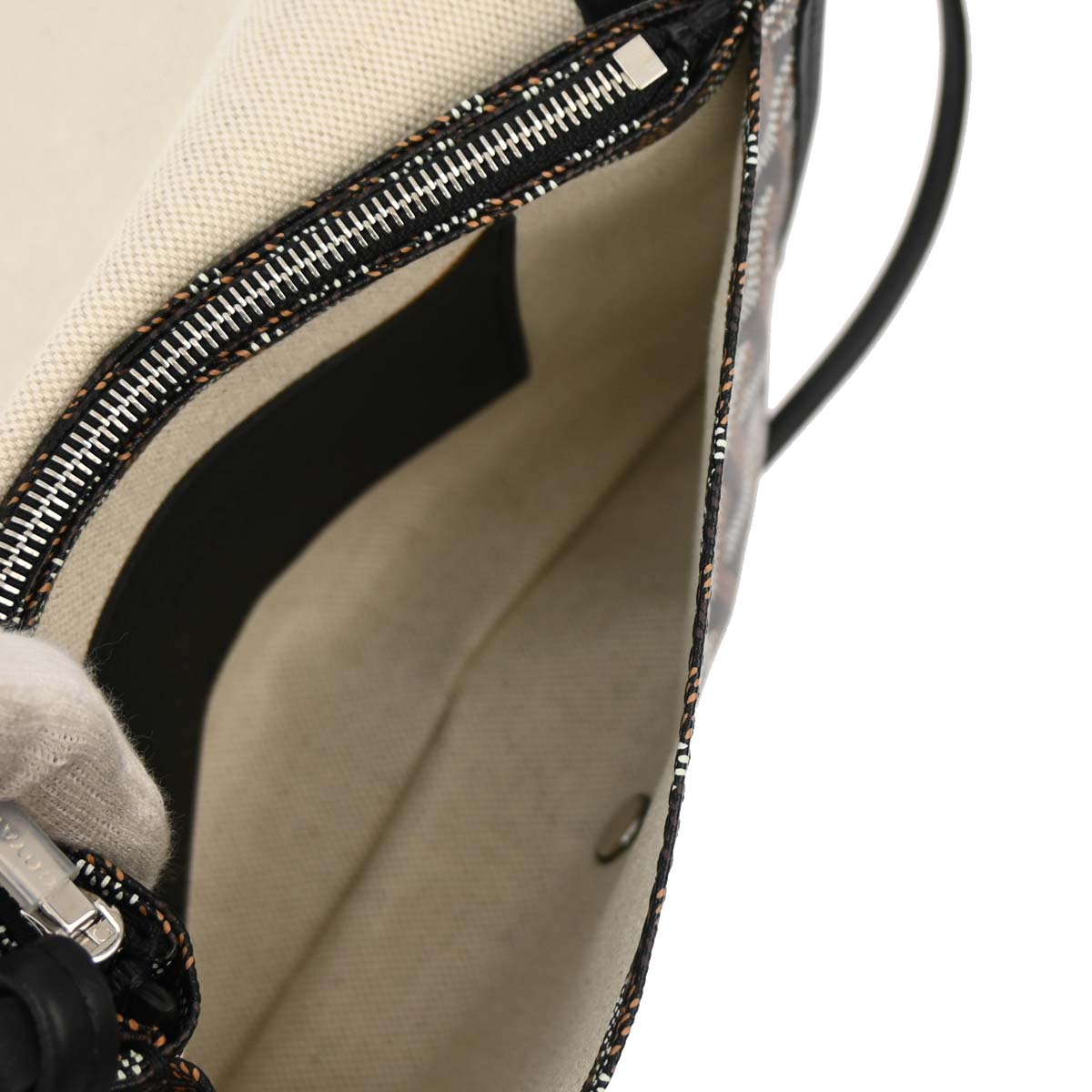 Goyard 2024 Black Plumet Shoulder Bag Pochette Wallet