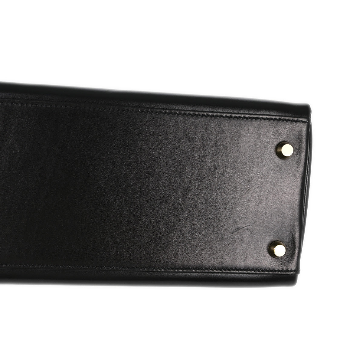 Hermes 2012 Black Box Calf Kelly 32 Retourne 2way Shoulder Handbag