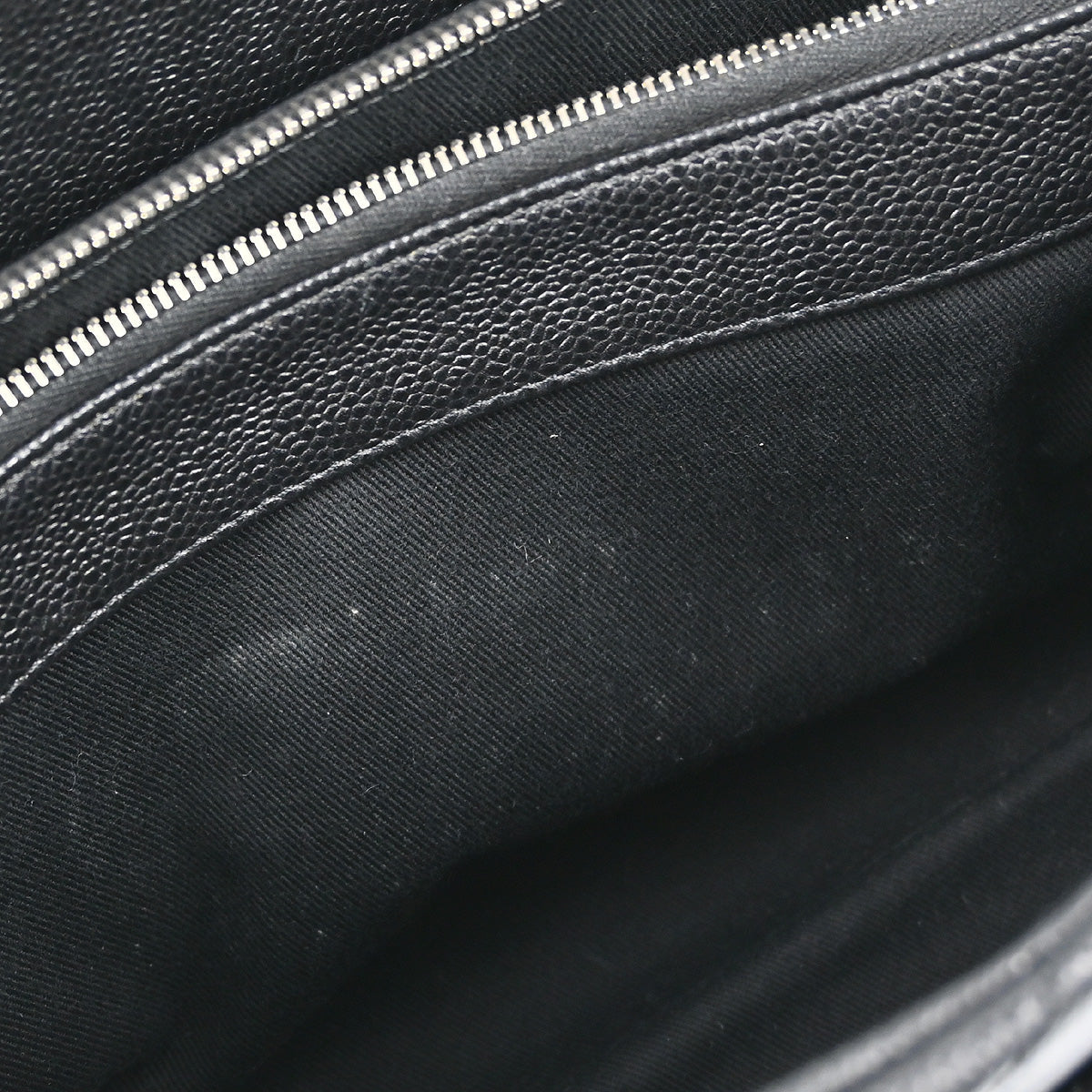 Chanel 2012-2013 Black Caviar Chain Shoulder Tote Bag