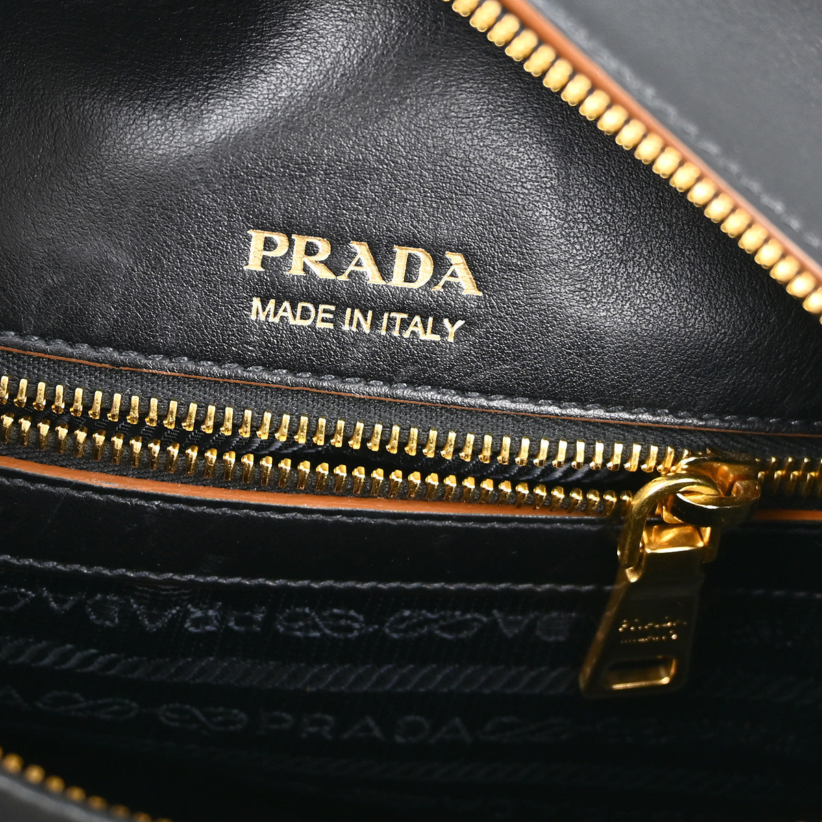 Prada Black Calfskin 2way Shoulder Handbag