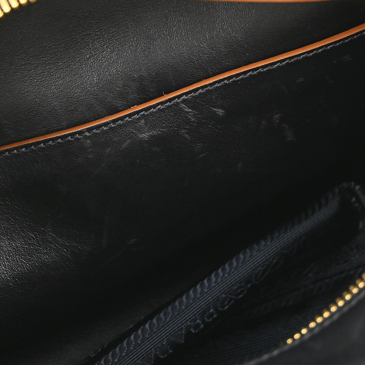 Prada Black Calfskin 2way Shoulder Handbag