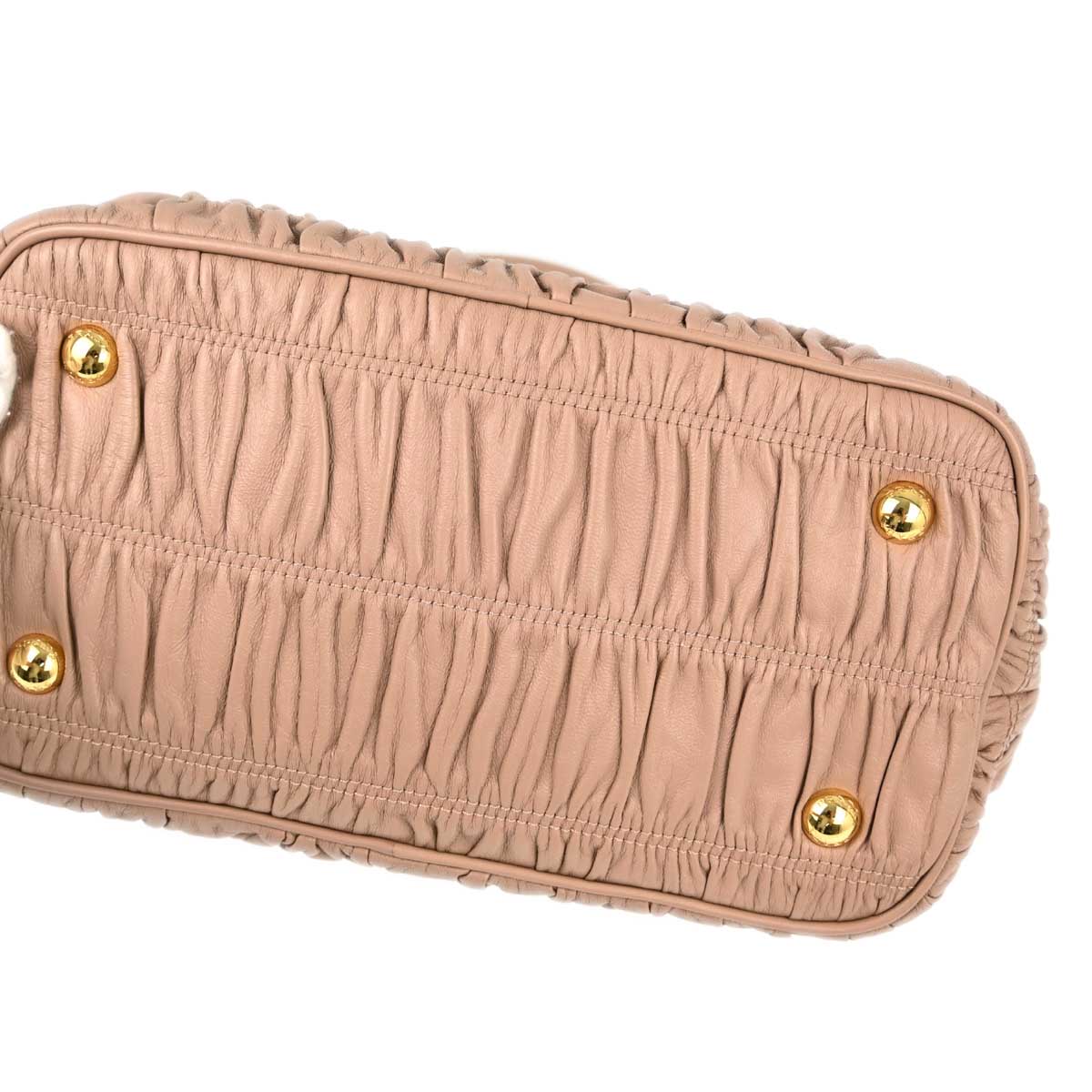 Prada Pink Lambskin 2way Shoulder Handbag