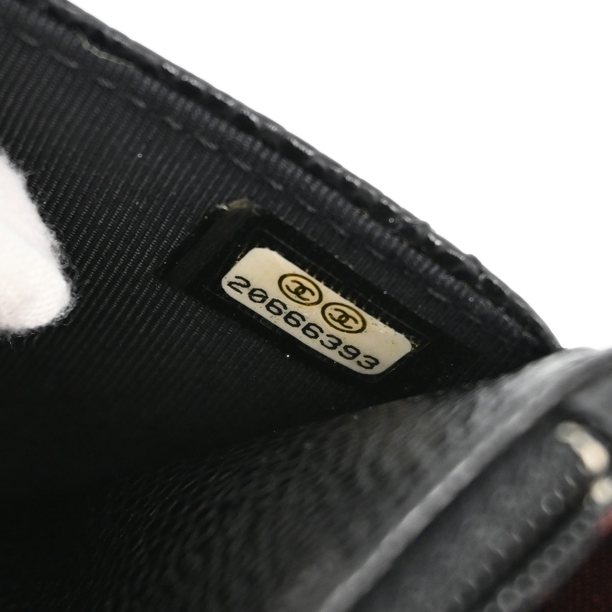 Chanel 2014 Black Caviar Classic WOC Shoulder Wallet Bag