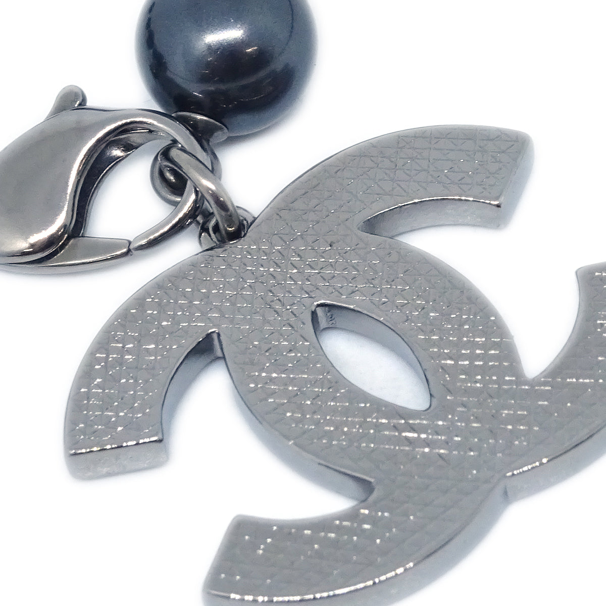 Chanel 2011 Bracelet Artificial Pearl Black A11V