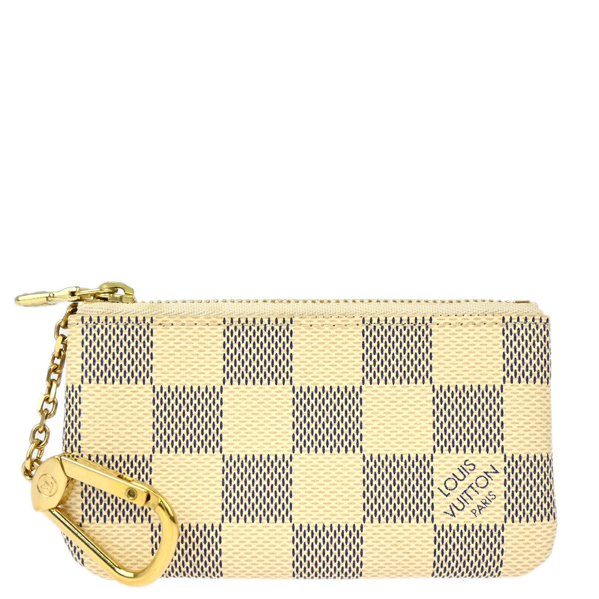 Louis Vuitton 2013 Damier Azur Pochette Cles Coin Case Wallet N62659