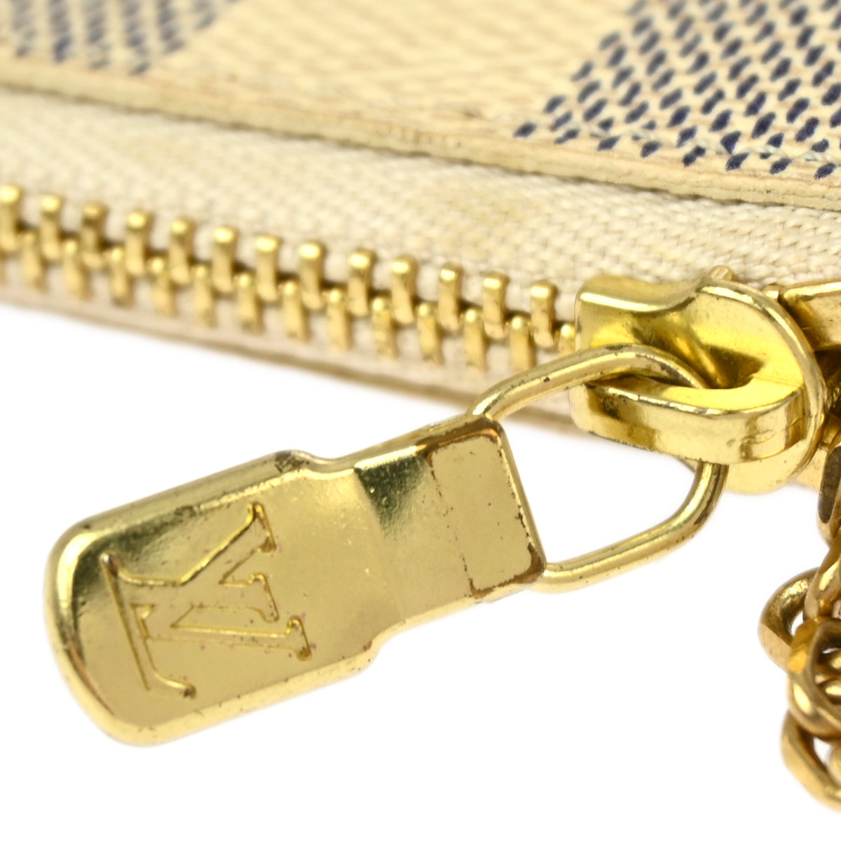 Louis Vuitton 2013 Damier Azur Pochette Cles Coin Case Wallet N62659