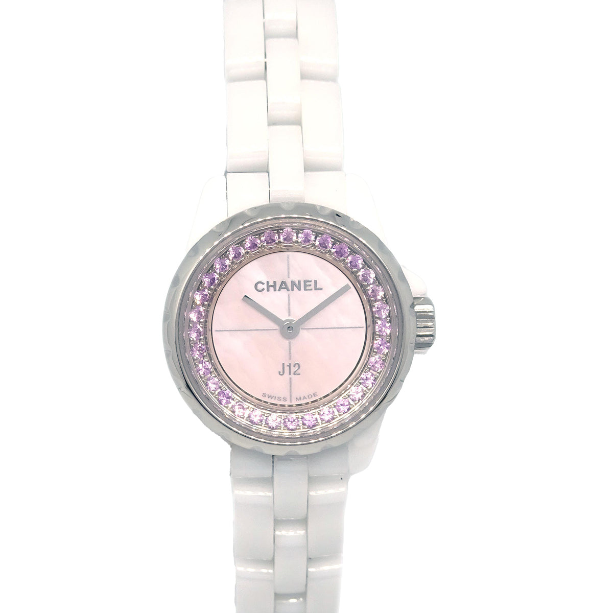 Chanel Ref.H5512 J12 XS Quartz 19mm Watch Ceramic Pink Sapphire
