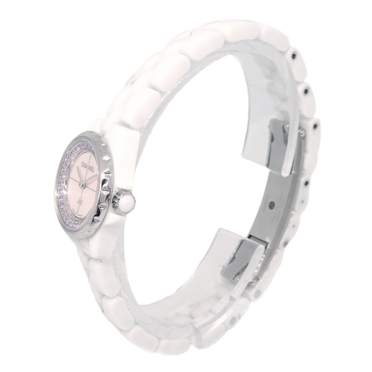 Chanel Ref.H5512 J12 XS Quartz 19mm Watch Ceramic Pink Sapphire