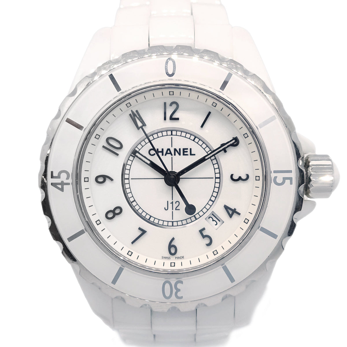 Chanel Ref.H0968 J12 Quartz 33mm Watch Ceramic