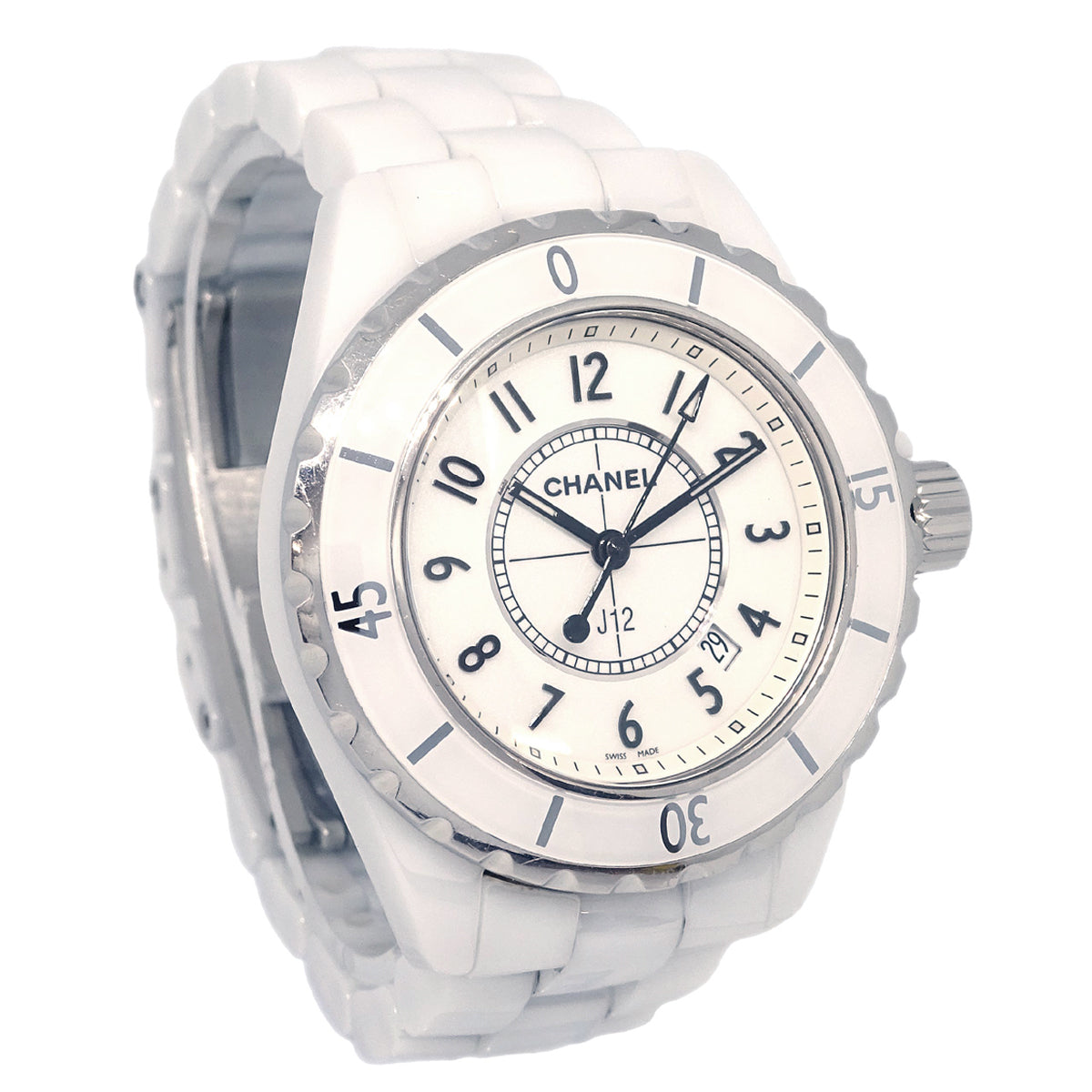 Chanel Ref.H0968 J12 Quartz 33mm Watch Ceramic
