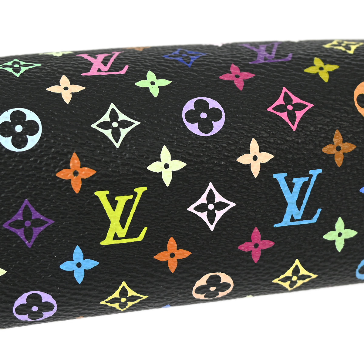 Louis Vuitton 2011 Black Monogram Multicolor Pochette Cosmetic M47355