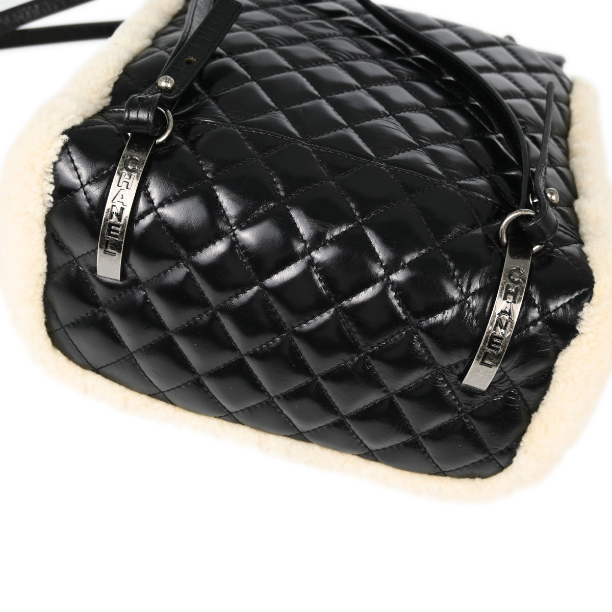 Chanel 2012-2013 Black Mouton Calfskin Backpack