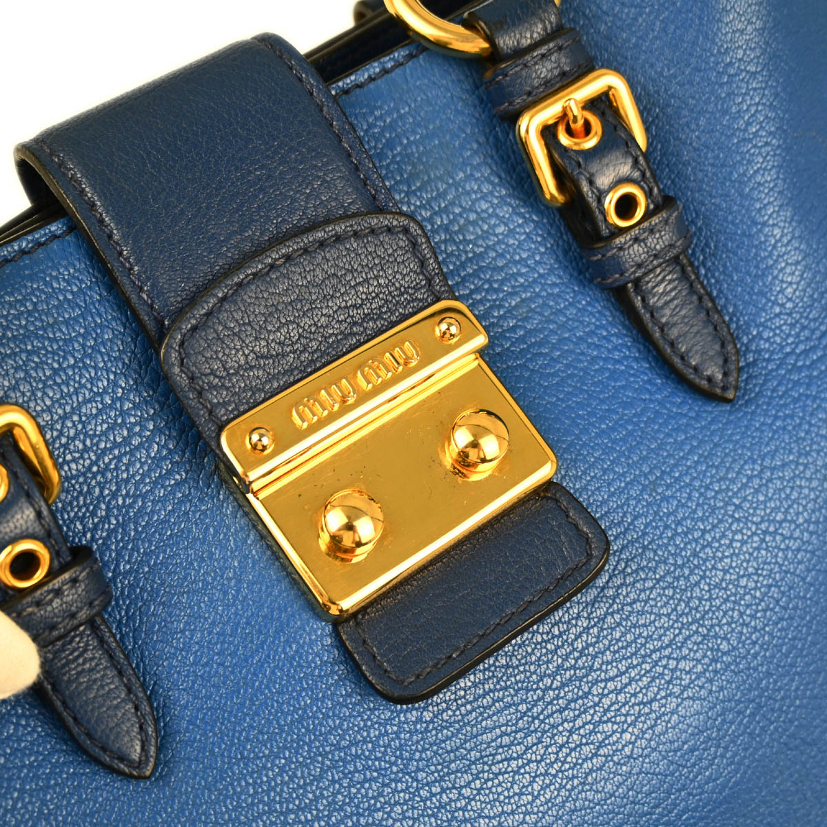 Miu Miu Blue 2way Shoulder Handbag