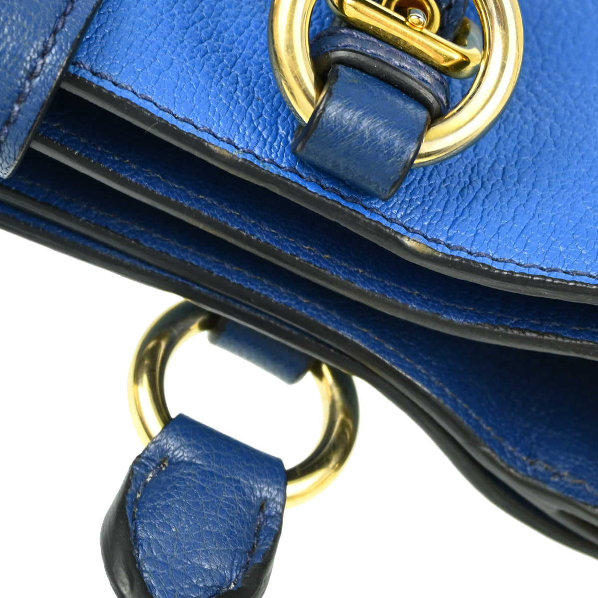 Miu Miu Blue 2way Shoulder Handbag