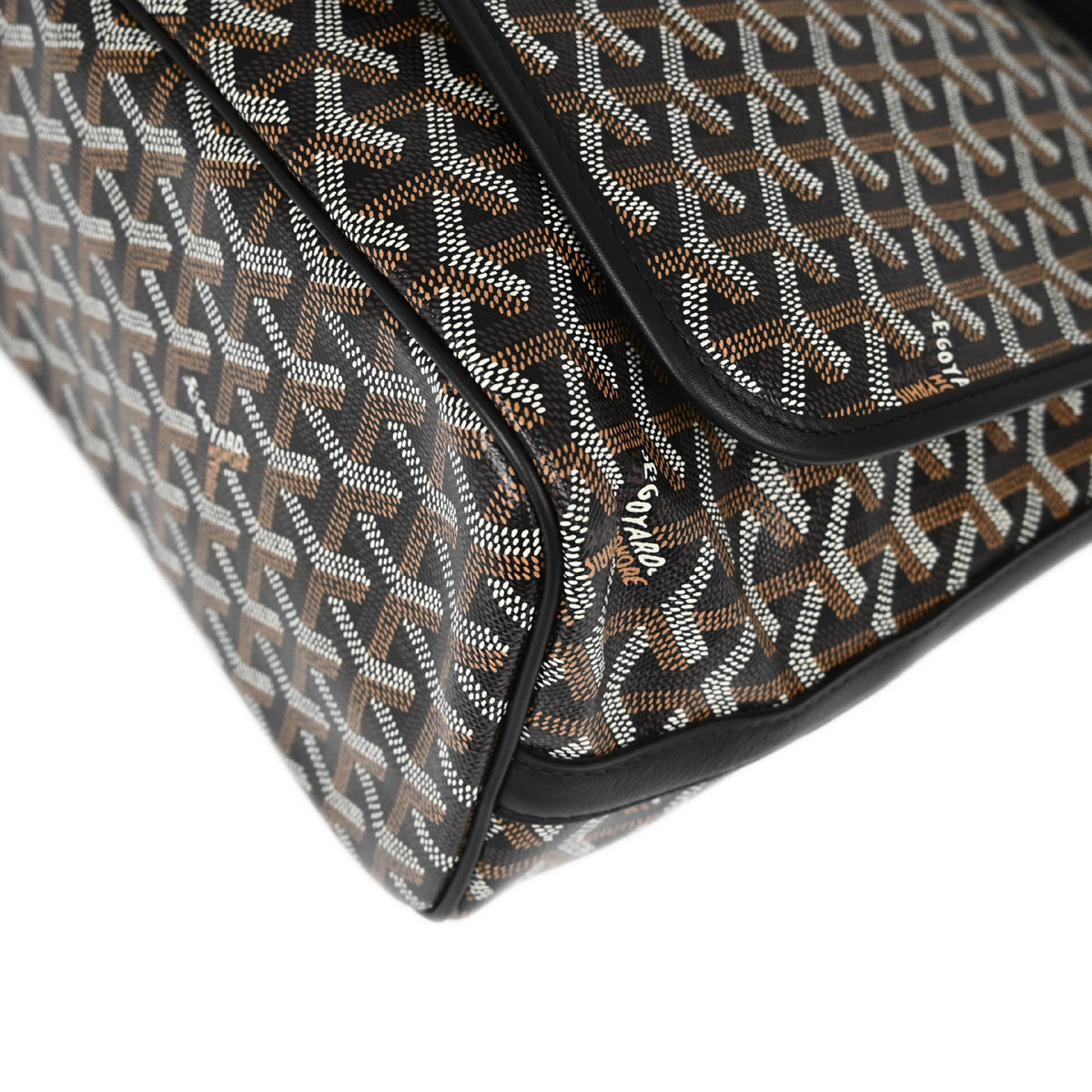 Goyard 2018 Black Capetien MM Messenger Bag