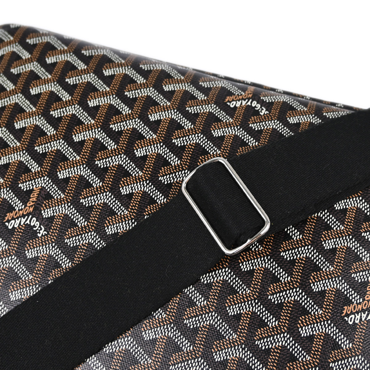 Goyard 2018 Black Capetien MM Messenger Bag