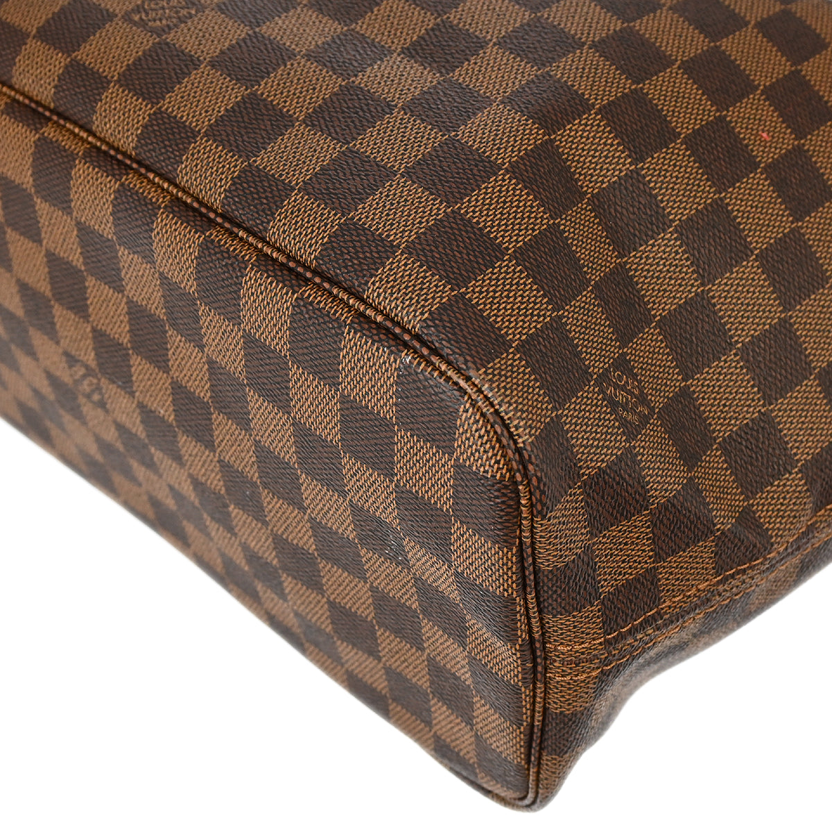 Louis Vuitton 2012 Damier Neverfull MM Shoulder Tote Bag N51105