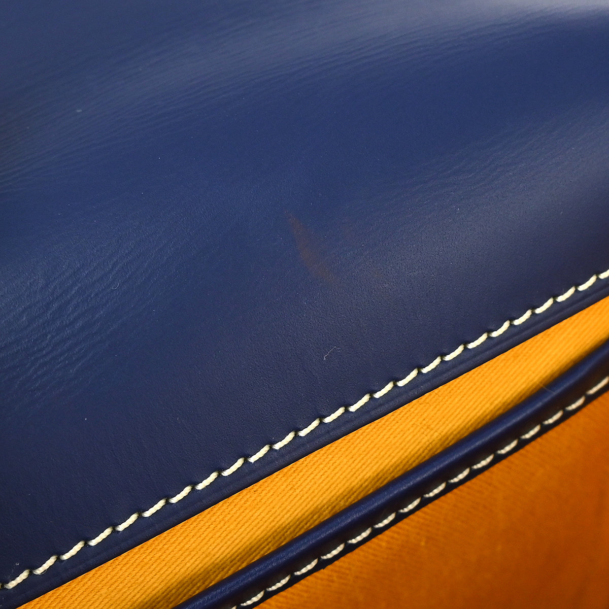 Goyard 2018 Blue Belvedere MM Shoulder Bag