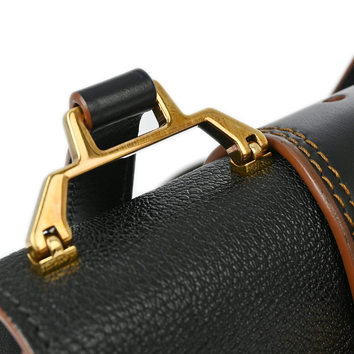 Miu Miu Black Goatskin Shoulder Bag