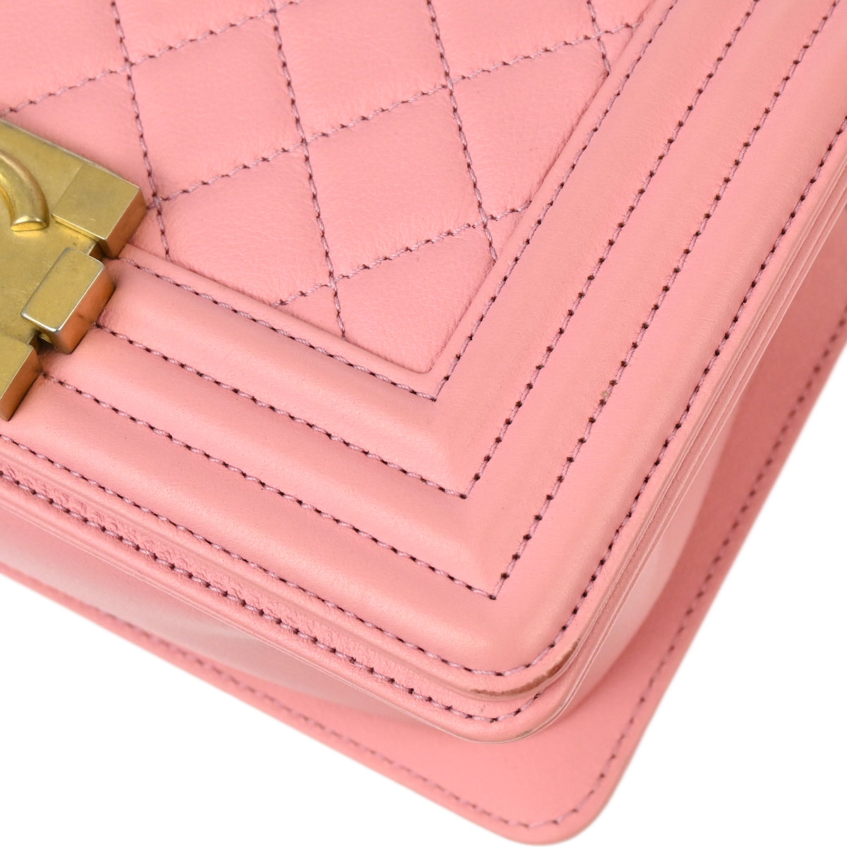 Boy Chanel 2019 Pink Calfskin Small Chain Shoulder Bag
