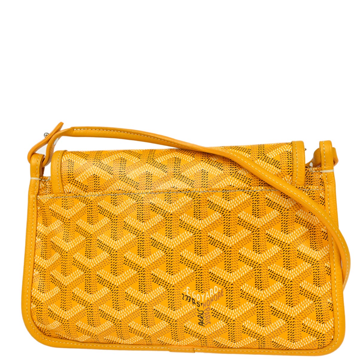 Goyard Yellow Plumet Shoulder Bag Pochette Wallet