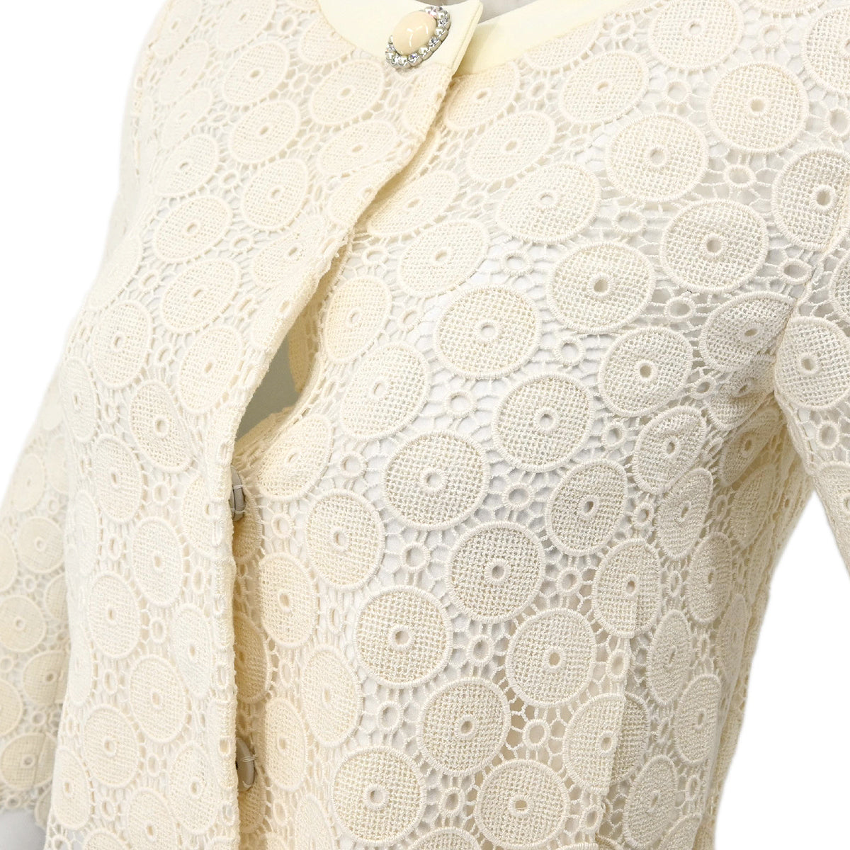 Miu Miu 2013 Collarless Jacket Off-white #38