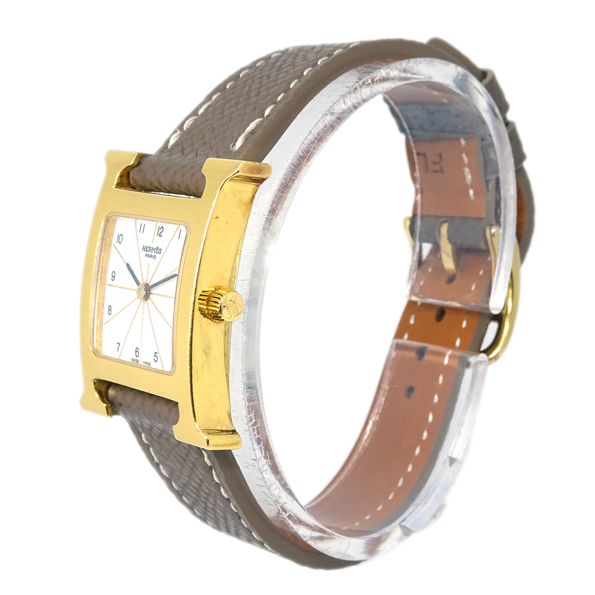 Hermes 2013 Ref.HH1.201 H Watch PM SS Brown