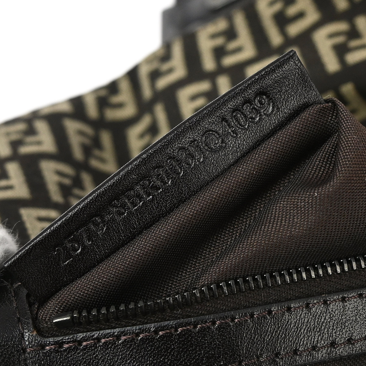 Fendi Brown Zucchino Handbag