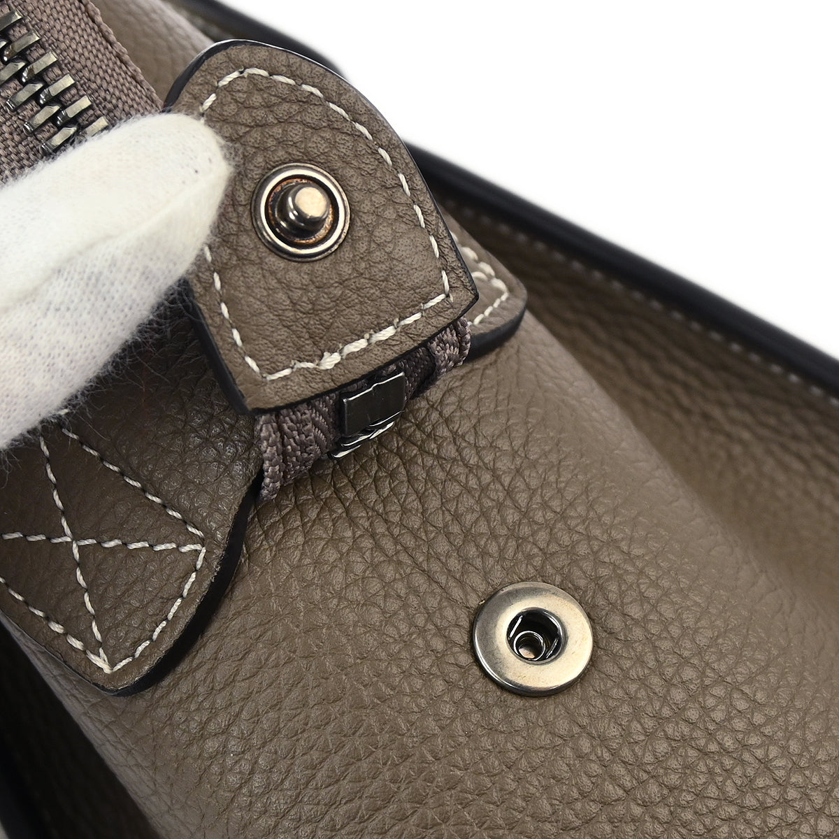 Celine Gray Micro Luggage Handbag