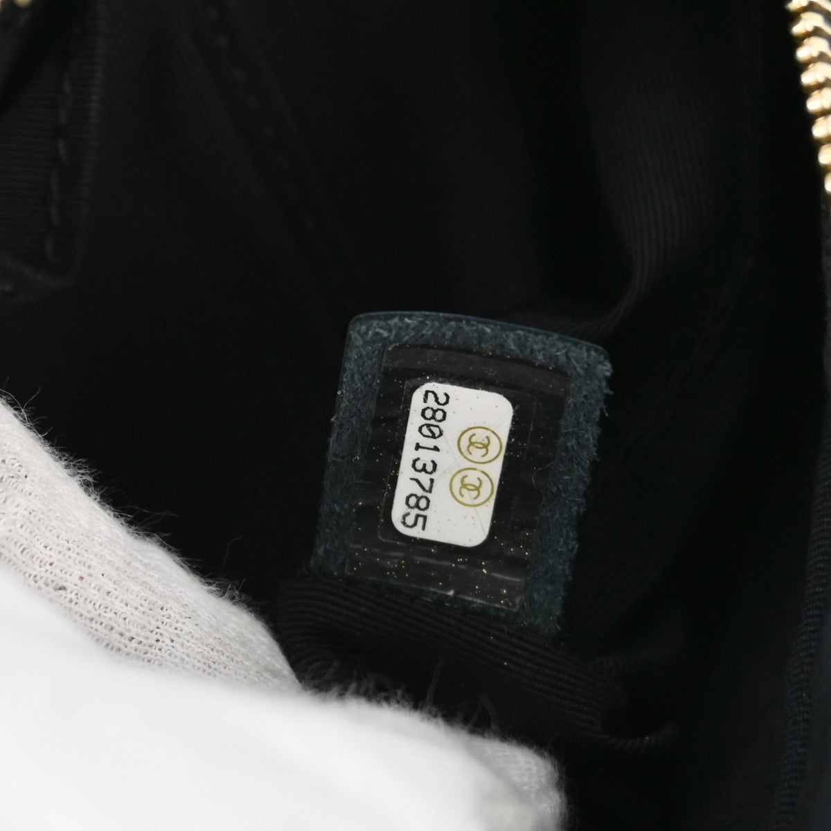 Chanel 2019 Black Calfskin Tweed Small Gabrielle Shoulder Bag