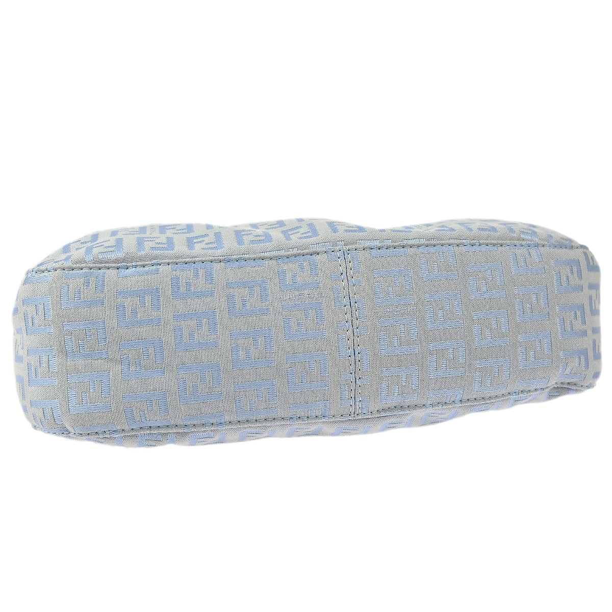 Fendi Blue Zucchino Hobo Handbag