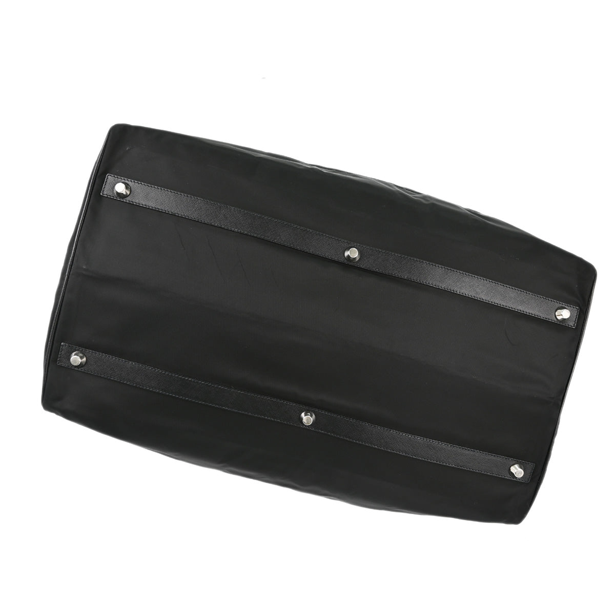 Prada Black Nylon 2way Duffle Shoulder Handbag