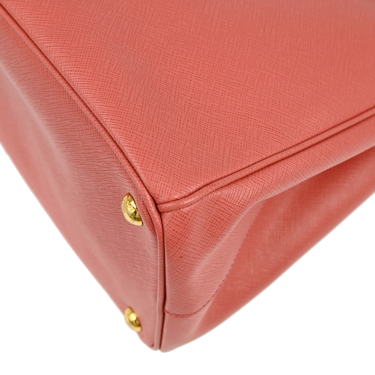 Prada Pink Leather Galleria 2way Tote Handbag