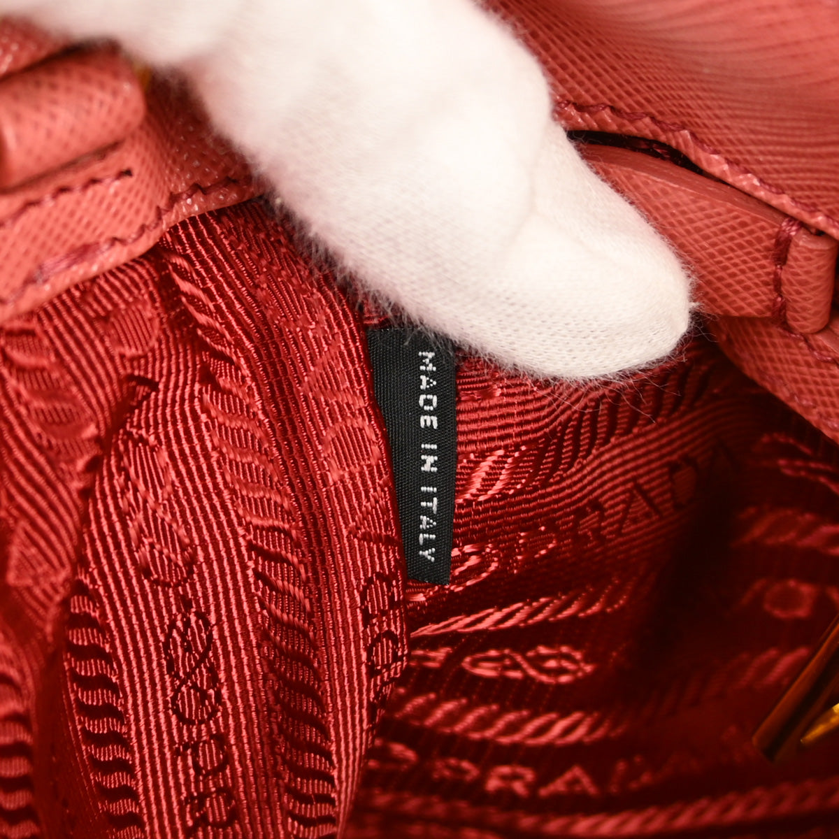 Prada Pink Leather Galleria 2way Tote Handbag