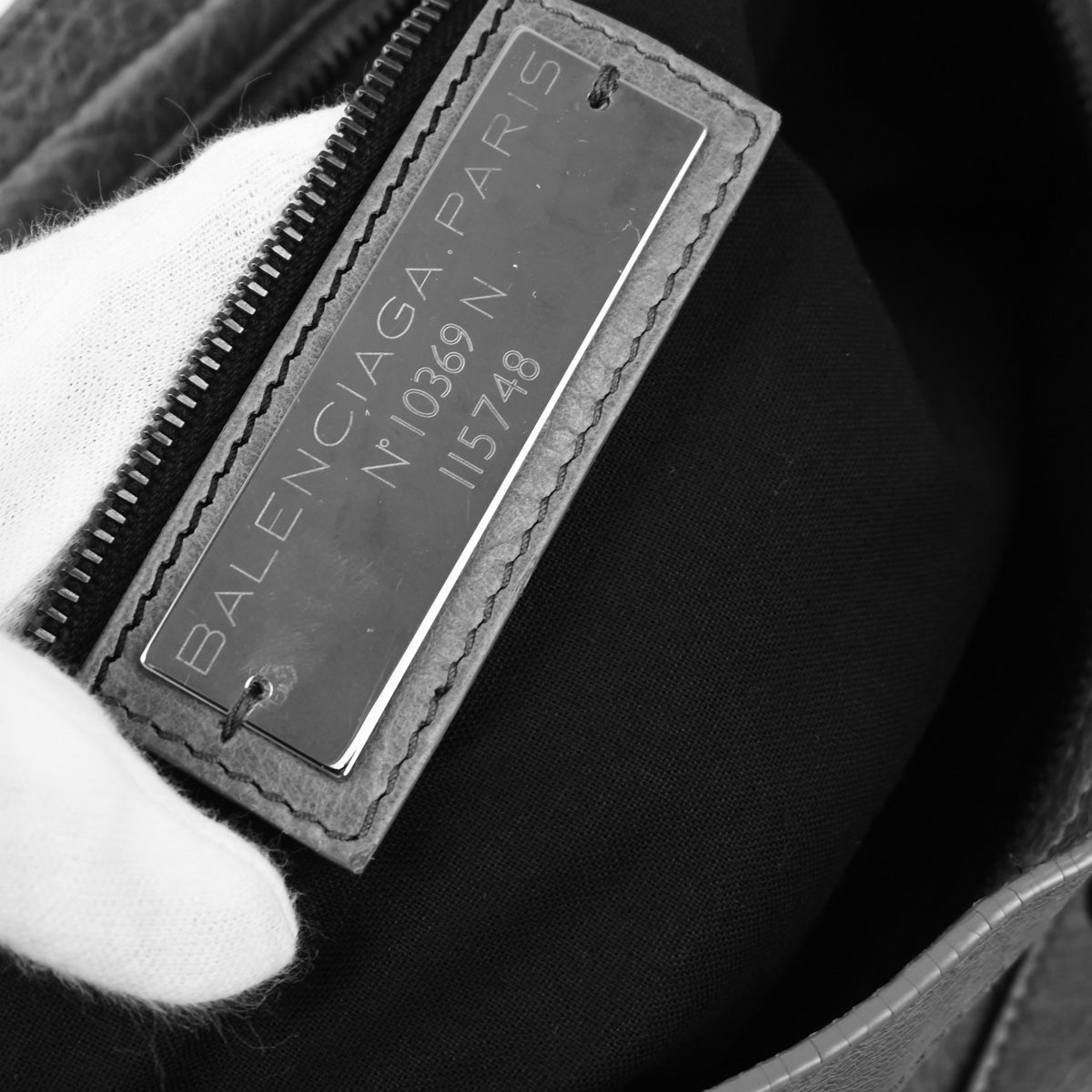 Balenciaga Green Goatskin The City 2way Handbag