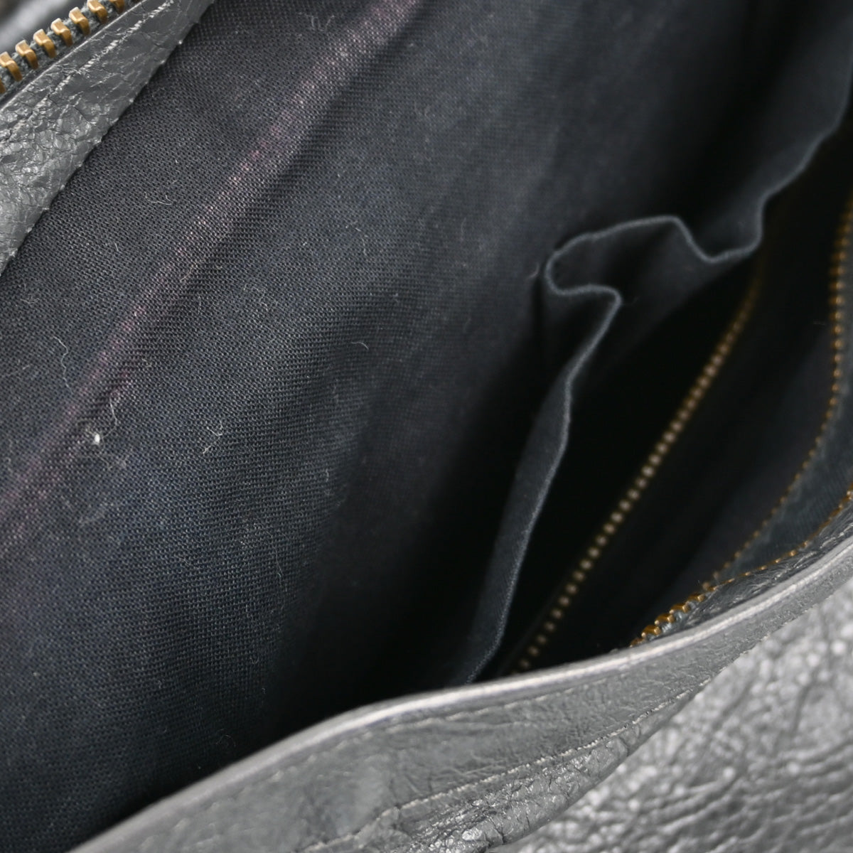 Balenciaga 2017 Gray Leather The City 2way Handbag
