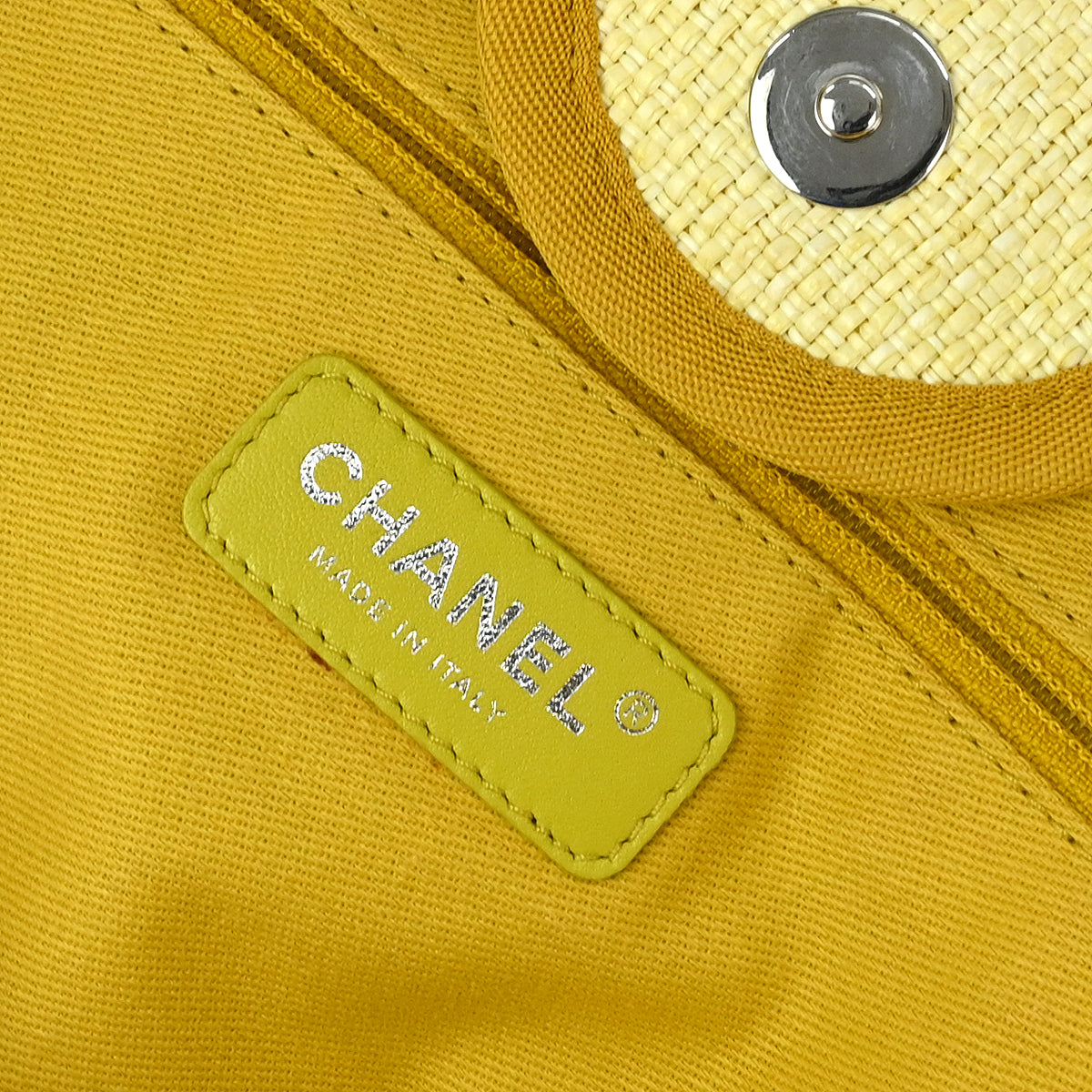 Chanel 2016-2017 Yellow Canvas Extra Large Deauville 2way Shoulder Tote Bag