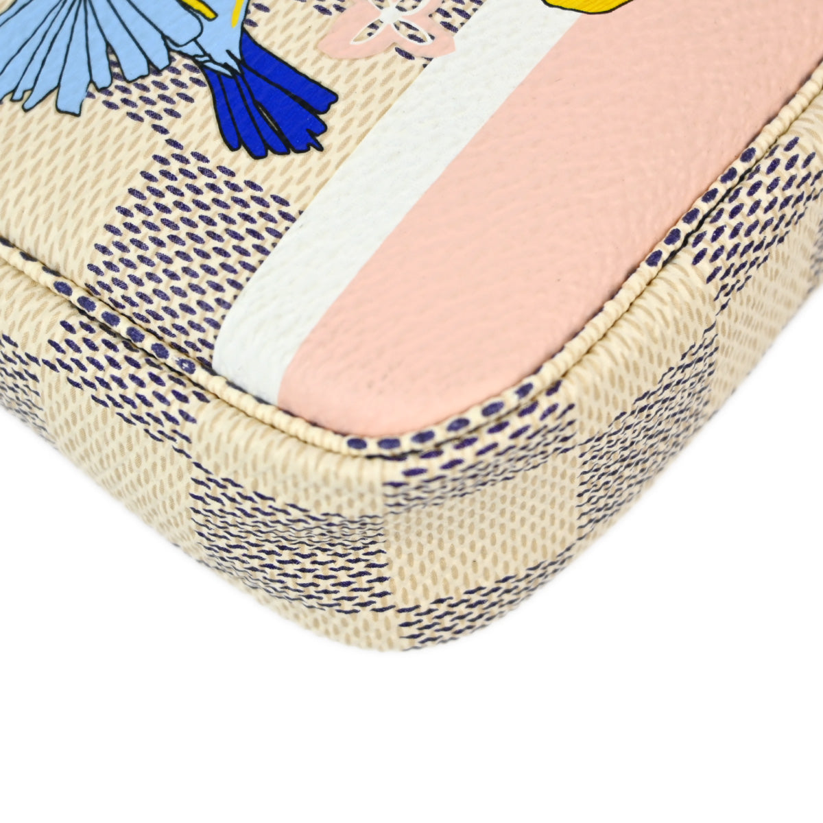 Louis Vuitton 2018 Damier Azur Mini Pochette Accessoires Handbag N64451