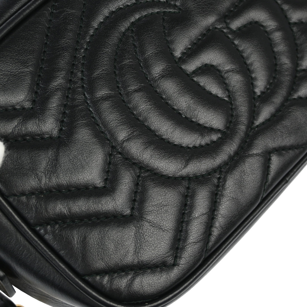 Gucci 2015 Black Marmont Shoulder Bag