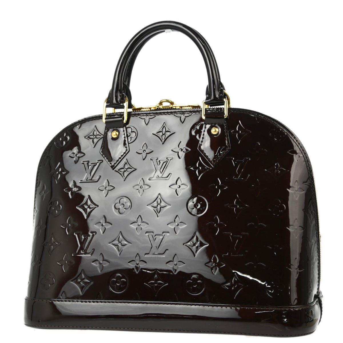 Louis Vuitton 2019 Purple Monogram Vernis Alma PM Handbag M91691