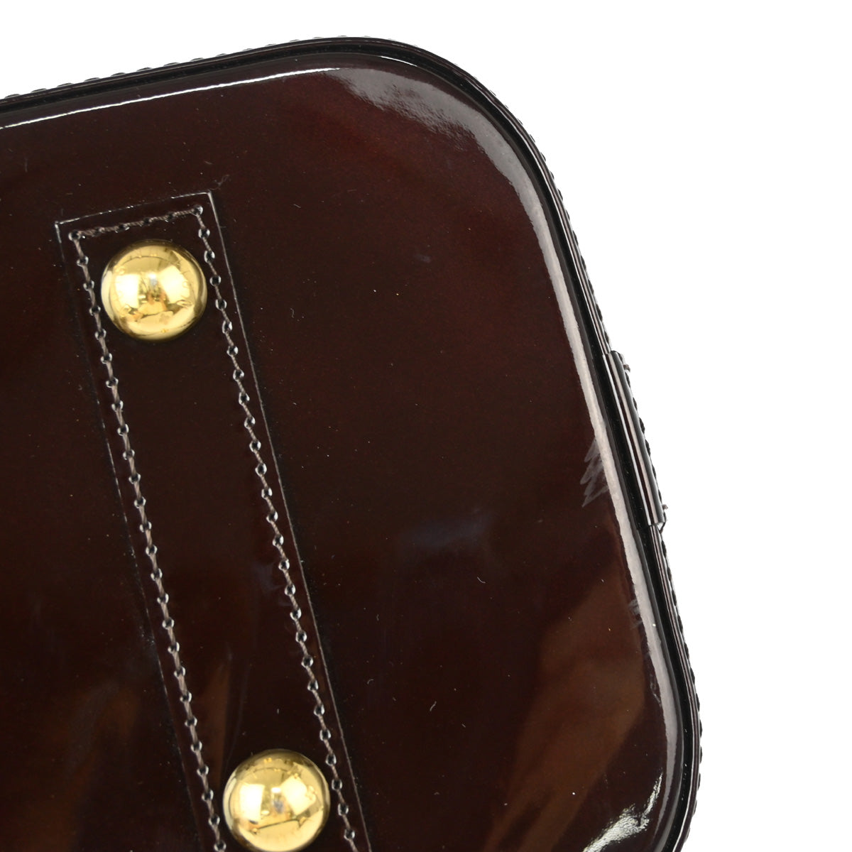 Louis Vuitton 2019 Purple Monogram Vernis Alma PM Handbag M91691