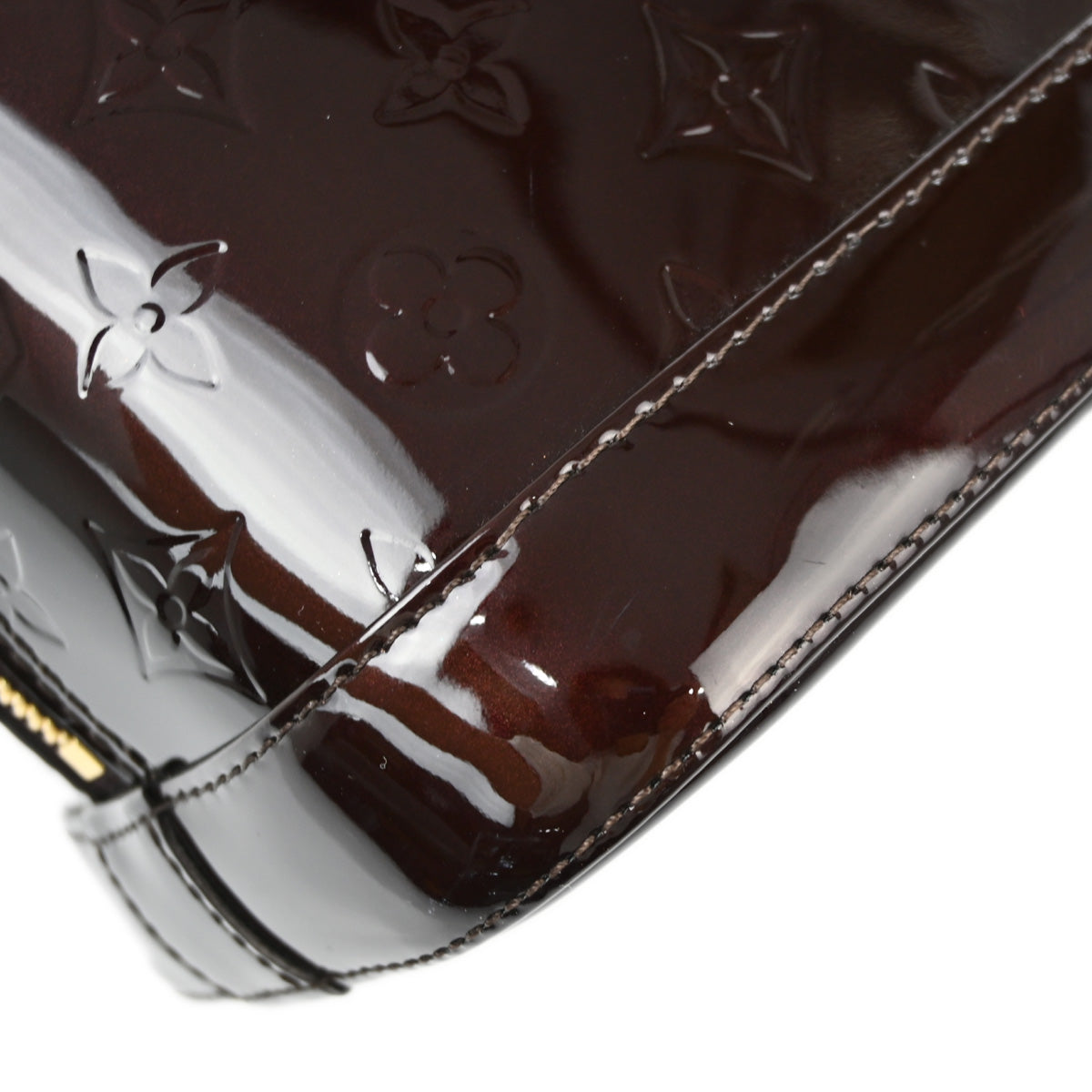 Louis Vuitton 2019 Purple Monogram Vernis Alma PM Handbag M91691