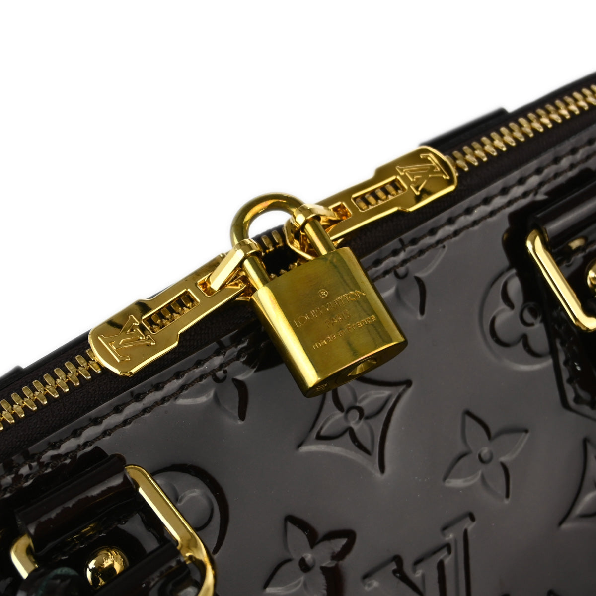 Louis Vuitton 2019 Purple Monogram Vernis Alma PM Handbag M91691